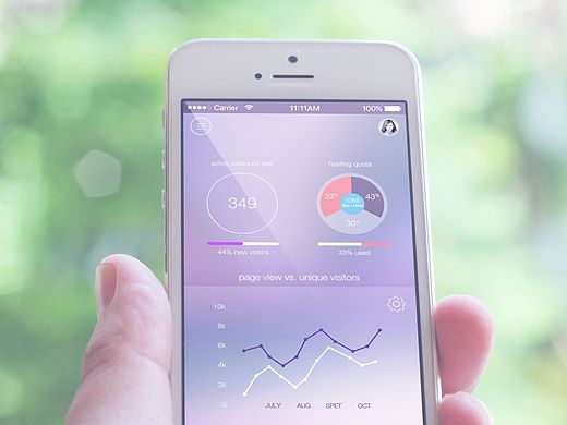 数据分享APP界面