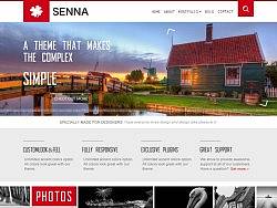 红色风格网页练习