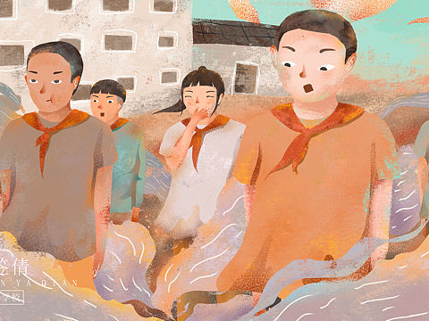 童年系列4（個人主頁-ZNDUxMzU3ODA=） - 創(chuàng)作習作 - 站酷設計師青夕QX原創(chuàng)素材 - 站酷ZCOOL