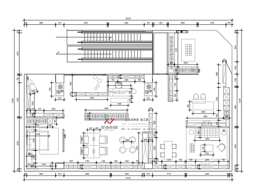 施工图案例|全屋定制展厅图纸