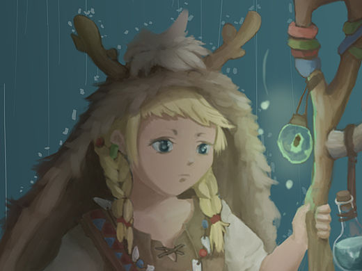 萤之珍宝（个人主页-ZMTU3NjM4OTI=） - 游戏原画 - 站酷设计师Bk20111原创素材 - 站酷ZCOOL