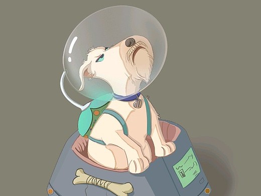 太空狗,汪汪汪
