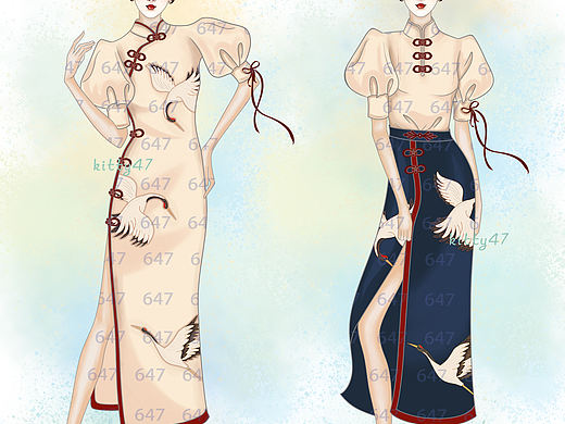 服装设计作业（个人主页-ZNTAyMjEzNzI=） - 正装/礼服 - 站酷设计师Kitty47原创素材 - 站酷ZCOOL