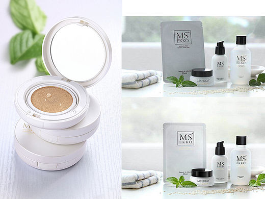 化妆品摄影修图---清爽创意合成