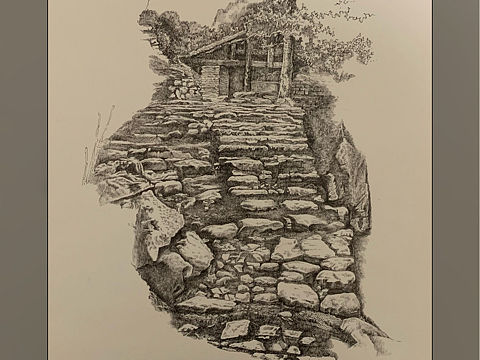 鋼筆畫(huà)??風(fēng)景進(jìn)行中……（個(gè)人主頁(yè)-ZNTIwMTgyMjg=） - 繪畫(huà) - 站酷設(shè)計(jì)師向日葵1984原創(chuàng)素材 - 站酷ZCOOL