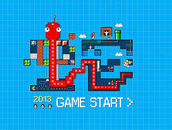 年末字体设计，小贪吃蛇一枚