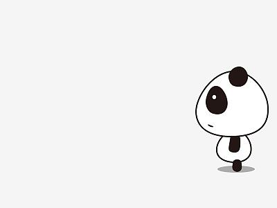 滚来滚去的熊猫