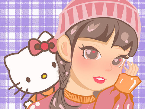 喝一杯粉嫩的蜜桃乌龙吧