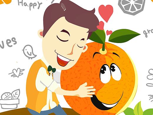 给某牌子橙子做的包装设计加工