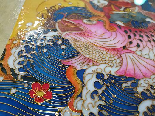 掐丝珐琅 浮世绘