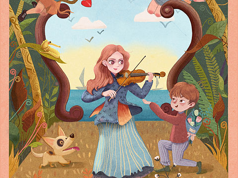 二次修改（个人主页-ZNDgwOTE5OTY=） - 儿童插画 - 站酷设计师CharmingVagrant原创素材 - 站酷ZCOOL