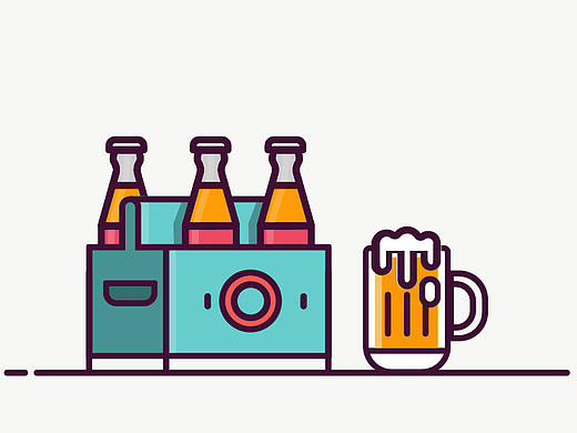 临摹_01__干一杯（个人主页-ZMTkzMDk0NDQ=） - 图标 - 站酷设计师西瓜绿原创素材 - 站酷ZCOOL