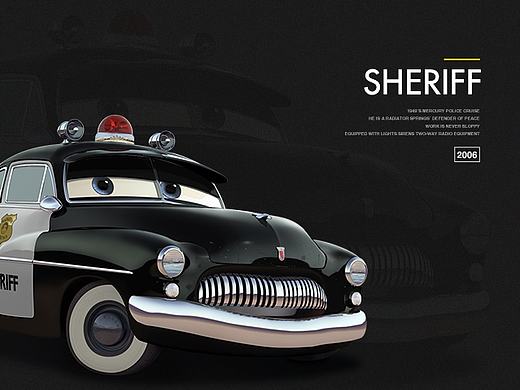 原创作品：PS 写实汽车SHERIFF