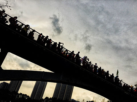 佛山50公里徒步沿途风景