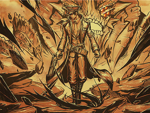 项目小结-暗黑风格人物插画（DNF）