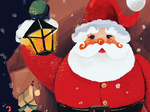 圣誕（個(gè)人主頁-ZNDk5MzMyMjQ=） - 兒童插畫 - 站酷設(shè)計(jì)師禾桃設(shè)計(jì)原創(chuàng)素材 - 站酷ZCOOL