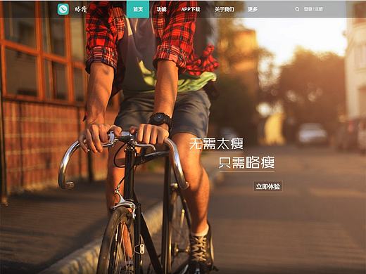 略瘦WEB端界面