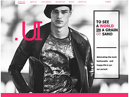 UI快時(shí)尚品牌網(wǎng)頁設(shè)計(jì)