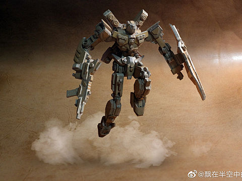 皮革手办高达模型