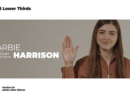 AE模板|时尚粗体字幕标题照片视频排版动态动画产品