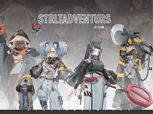 原創(chuàng)角色設(shè)計(jì)|街頭大冒險（個人主頁-ZNjQwMDg0ODA=） - 游戲原畫 - 站酷設(shè)計(jì)師惡人貓今天畫了嗎原創(chuàng)素材 - 站酷ZCOOL