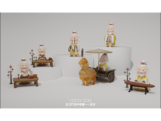 孔子六艺IP形象——孔仔