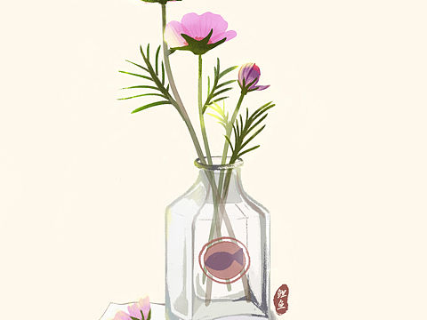 电脑板绘/小花练习