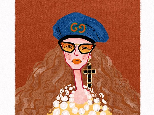 gucci插画