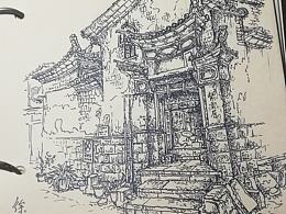 云南腾冲古镇一角