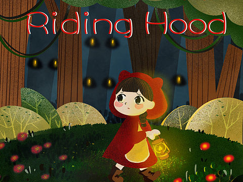 小红帽（个人主页-ZNTc3MjkyMDg=） - 儿童插画 - 站酷设计师moon酱要画画原创素材 - 站酷ZCOOL