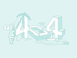 在虾米音乐做的错误页面设计（个人主页-ZMTUyNjQ2NA==） - 商业插画 - 站酷设计师QiuH原创素材 - 站酷ZCOOL