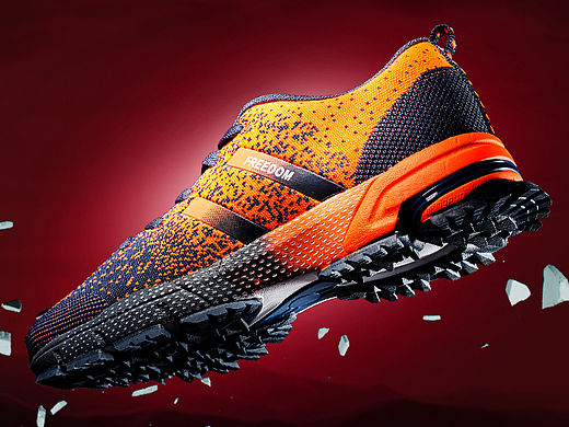 飞织运动鞋海报