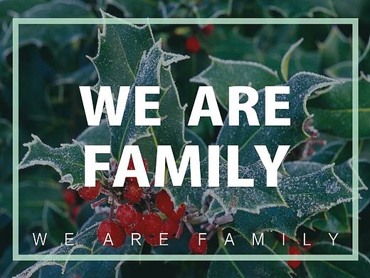 《We are family》