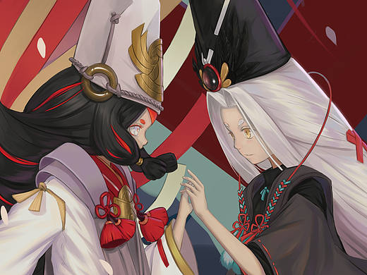 阴阳师黑白童子
