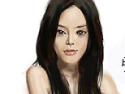 一张绘图板试用的作品没有画完