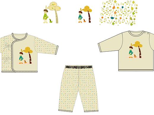 婴幼内衣设计