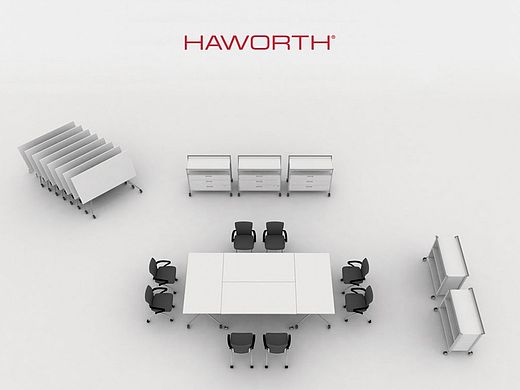 HWS办公家具海报