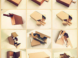 香煙盒的結(jié)構(gòu)設(shè)計。