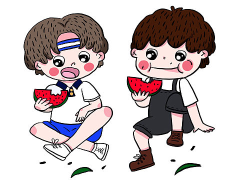 要不要一起吃瓜[xyj吃西瓜]