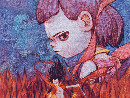 《哪吒》手绘海报