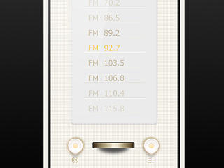一款收音机应用界面