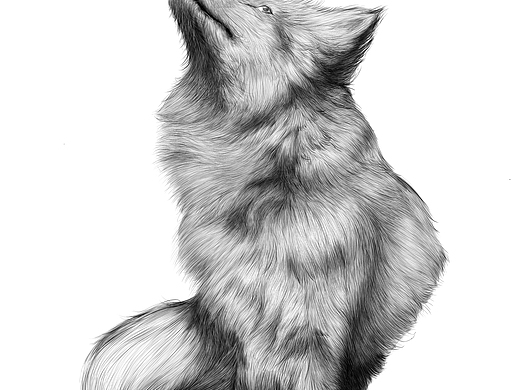 它是一只狐狸，它住在森林里（个人主页-ZNDAxOTc5NTY=） - 创作习作 - 站酷设计师黑炭本黑原创素材 - 站酷ZCOOL