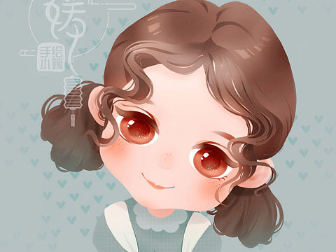 可爱的女孩头像