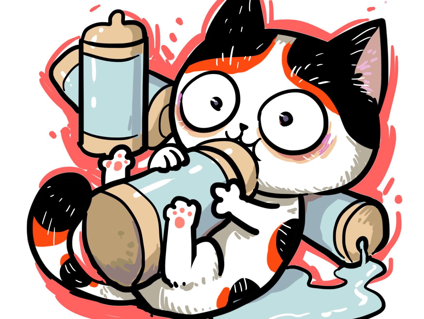 【加菲猫的十二星座图】