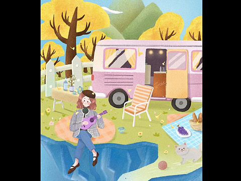 24节气之寒露（个人主页-ZMzk3MTE1ODQ=） - 艺术插画 - 站酷设计师janelaw88原创素材 - 站酷ZCOOL