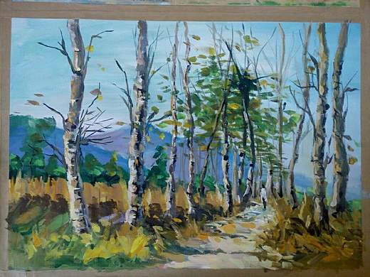 水粉風(fēng)景畫練習(xí)（個(gè)人主頁-ZMjQ1Mjk3MTI=） - 繪畫 - 站酷設(shè)計(jì)師說演家原創(chuàng)素材 - 站酷ZCOOL