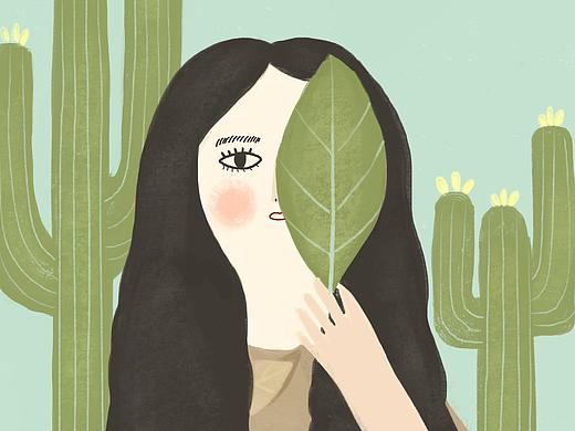 女孩（个人主页-ZMjM0Nzg1NDQ=） - 创作习作 - 站酷设计师我是寒寒原创素材 - 站酷ZCOOL