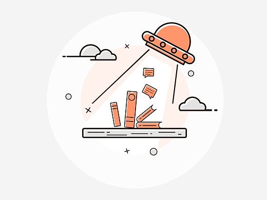 app空白缺省页面插画