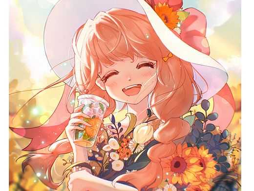 向日葵（个人主页-ZNTk5MzYyNTY=） - 艺术插画 - 站酷设计师夏清源Yulia原创素材 - 站酷ZCOOL