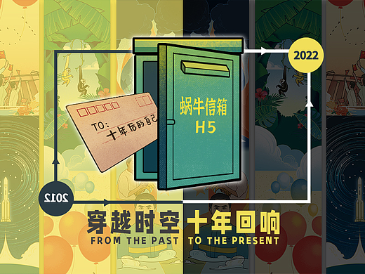 蜗牛信箱，十年回响——【法治时报】H5插画+海报